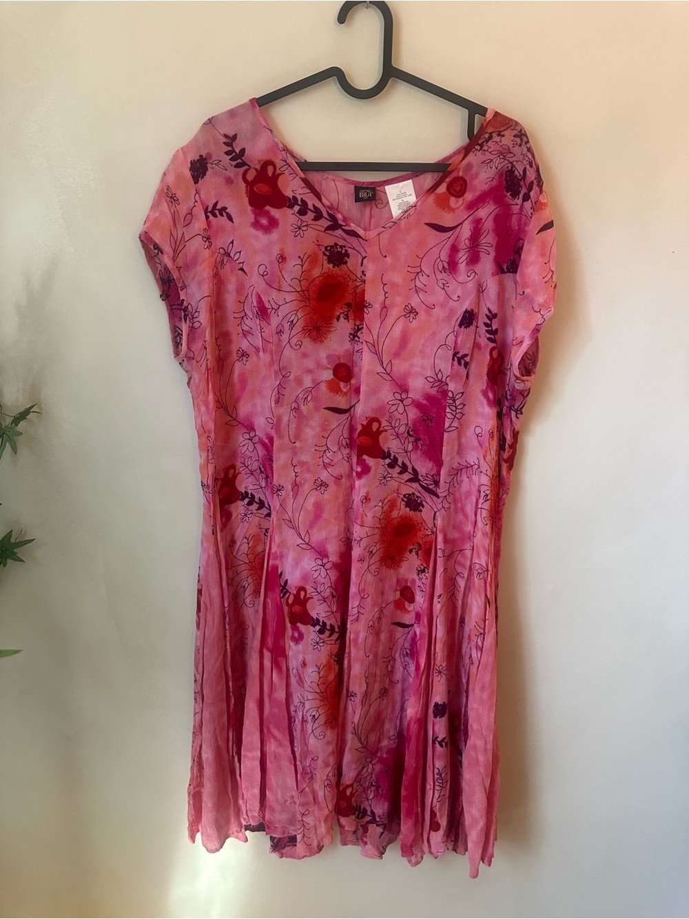 Bila Dress, Pink multi, Large, Used - Good